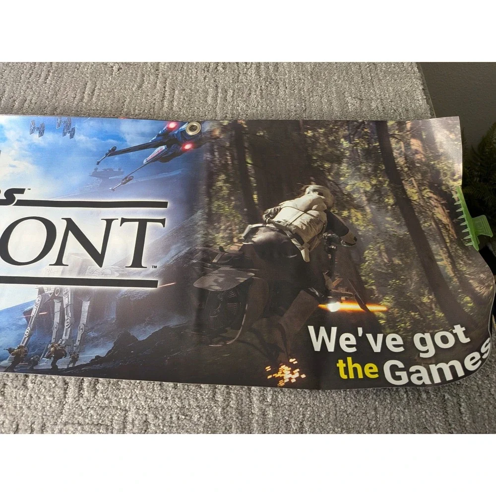 Call of Duty Black Ops 3 DoubleSided EA Star Wars Battlefront Store Promo Poster
